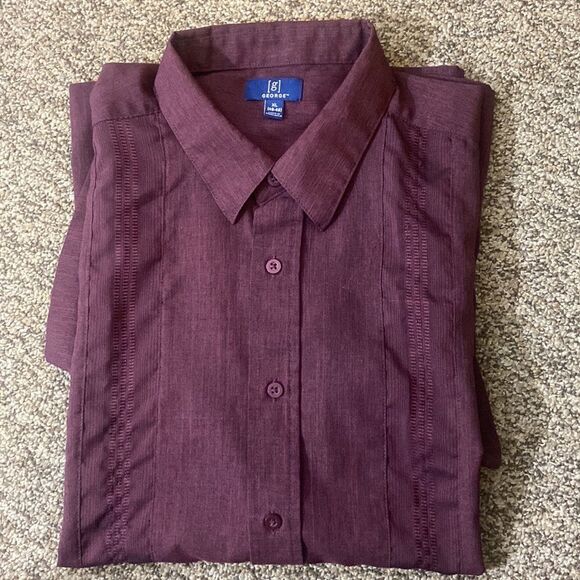 George Men Skirt Size XL (46-48) Color Burgundy - Picture 5 of 9